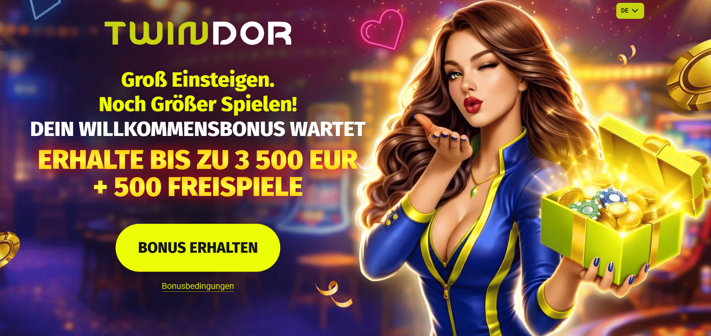 Twindor – 5€ + 50 Freispiele auf Elven Princesses ohne Einzahlung Screenshot